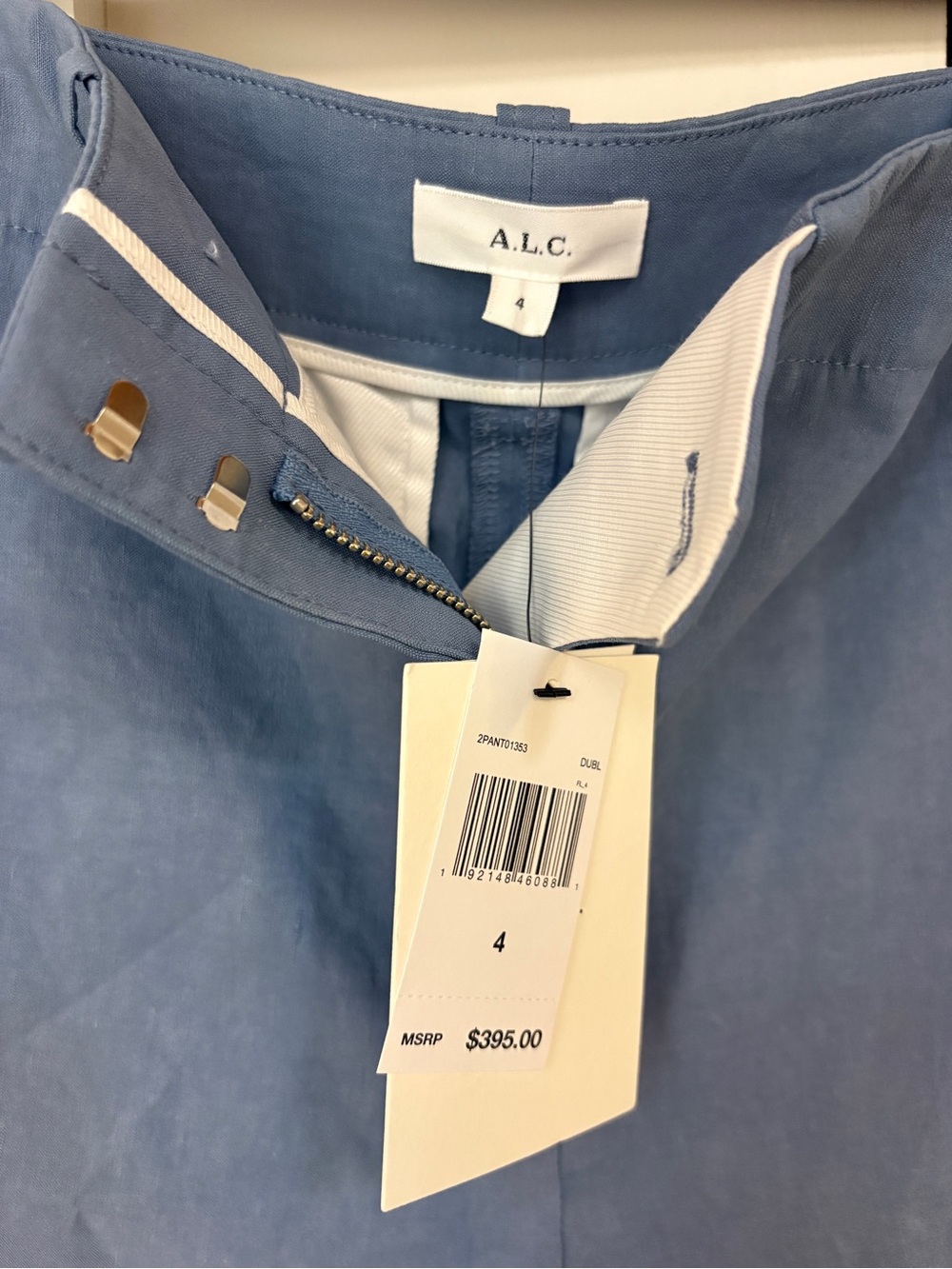 A.L.C. women’s Dusty Blue shorts